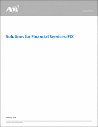 Solutions for Financial Services: FIX