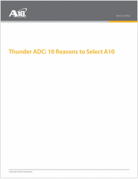Thunder ADC: 10 Reasons to Select A10