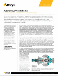 Autonomous Vehicle Radar: Improving Radar Performance with Simulation