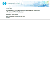 Driving ROI with Engineering Simulation Software on HPC Infrastructure