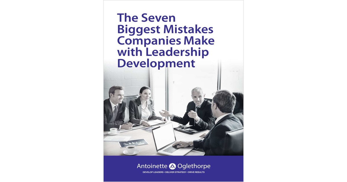 The Seven Biggest Mistakes Companies Make With Leadership Development ...