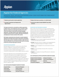 Appian for Federal Agencies