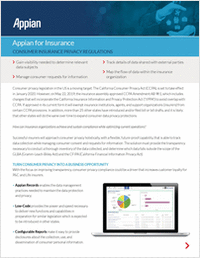 Appian for Insurance: Consumer Insurance Privacy
