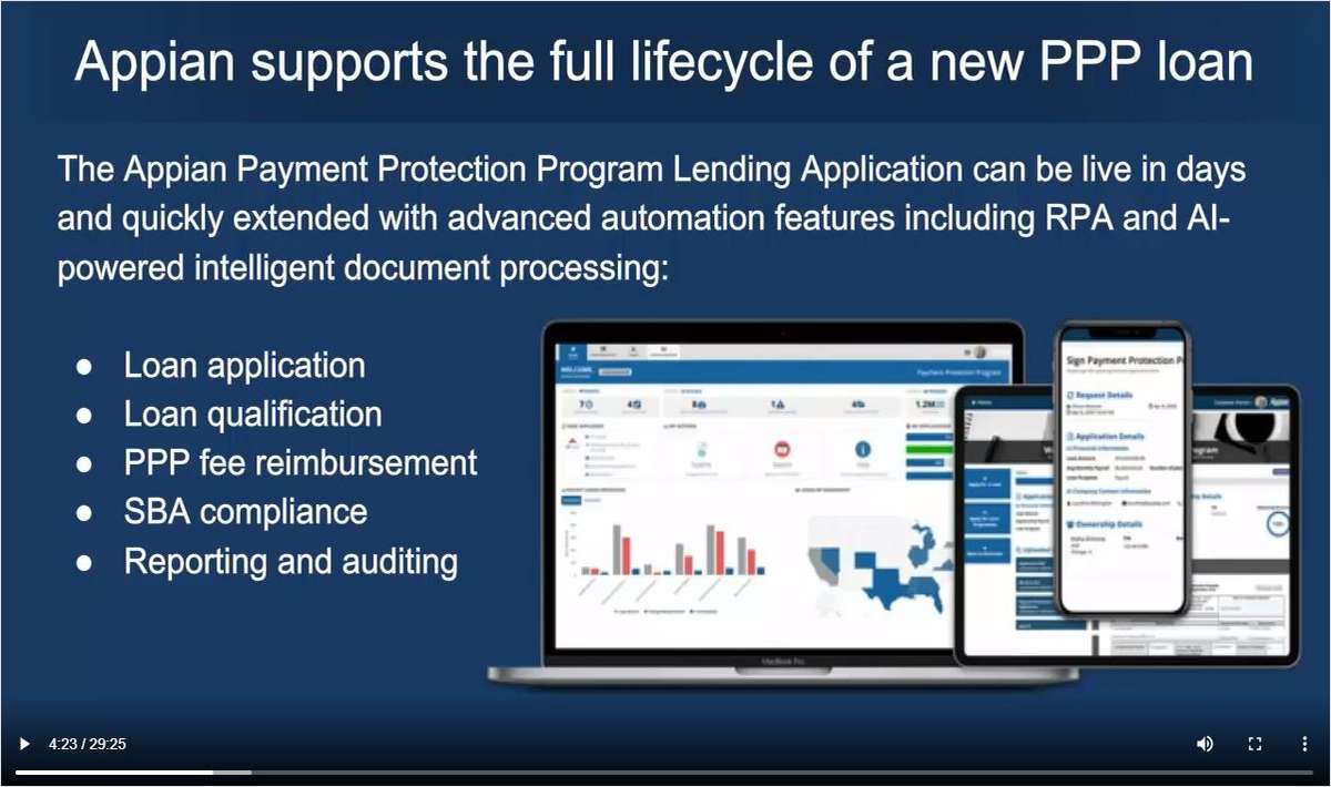 Supporting the Paycheck Protection Program with Appian