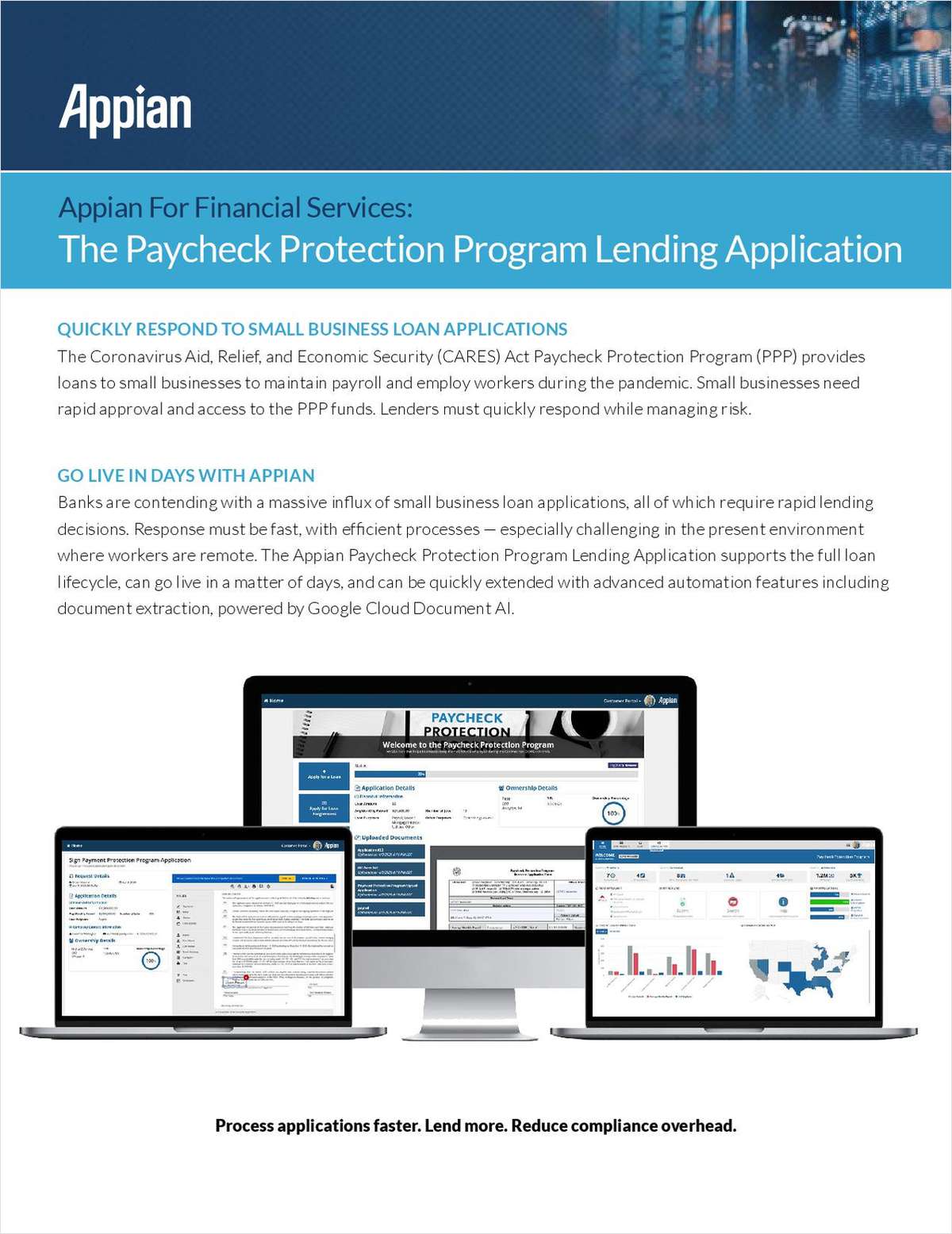 Appian For Financial Services: The Paycheck Protection Program Lending Application