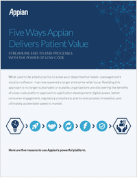 Five Ways Appian Delivers Patient Value