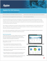 Appian for Life Sciences: Study Start Up
