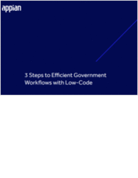 3 Steps to Efficient Government Workflows with Low-Code