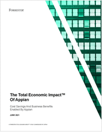 Total Economic Impact of Appian (TEI Report by Forrester)