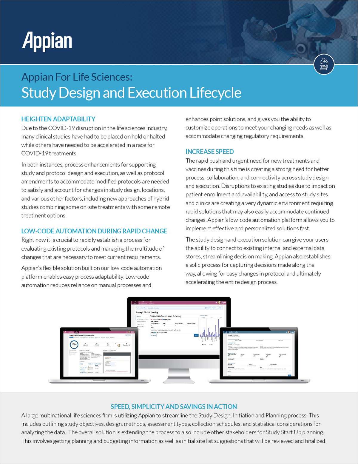 Appian for Life Sciences: Study Design and Execution Lifecycle