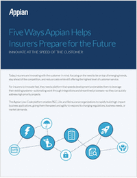 Five Ways Appian Helps Insurers Prepare for the Future