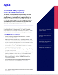 Appian RPA for Healthcare