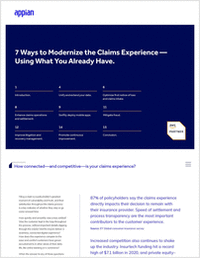 7 Ways to Modernize the Claims Experience Using What You Already Have