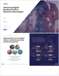 Delivering Digital Resilience with a Business Value Engine: an IDC infobrief