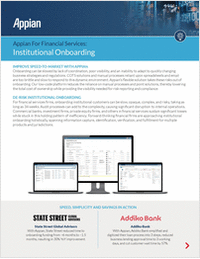 Appian for Financial Services: Institutional Onboarding