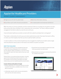 Appian for Healthcare Providers: Patient Journey Management