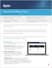 Appian for Healthcare Payers: Utilization Management