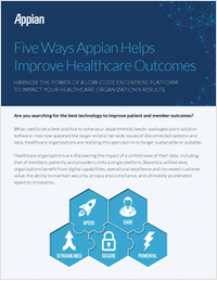 Five Ways Appian Helps Improve Healthcare Outcomes
