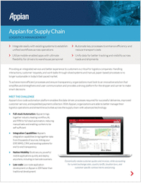 Appian for Supply Chain: Logistics Management