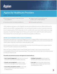 Appian for Healthcare Providers: Home Health Automation