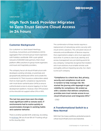 Leading SaaS Provider Migrates to Secure Cloud Access in 24 Hours