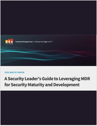 A Security Leader's Guide to Leveraging MDR for Security Maturity and Development