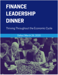 Finance Leadership Dinner