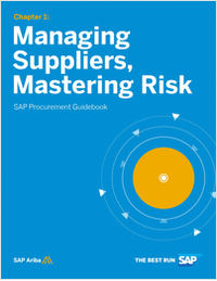 Free Guidebook: Managing Suppliers, Mastering Risk