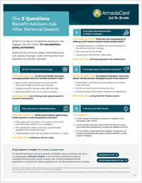 The 5 Questions Benefit Advisers Ask After Renewal Season