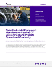 Global Industrial Equipment Manufacturer Secures OT Environment and Protects Operational Continuity