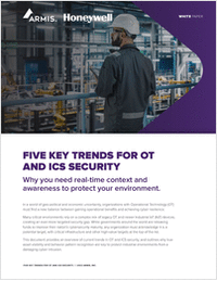 FIVE KEY TRENDS FOR OT  AND ICS SECURITY