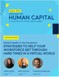 Virtual Event Series: Spotlight on Human Capital- August 5th