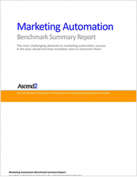 Marketing Automation -- Benchmark Summary Report