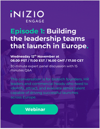 Webinar: Building the leadership teams that launch in Europe