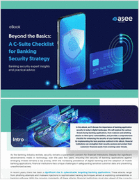 eBook: Beyond the basics -- a C-suite checklist for banking security strategy