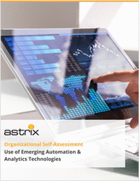Use of Emerging Automation & Analytics Technologies Organizational Self-Assessment