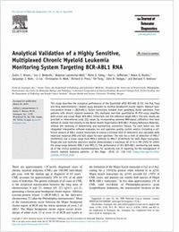 Analytical Validation of a Highly Sensitive, Multiplexed Chronic Myeloid Leukemia Monitoring System Targeting BCR-ABL1 RNA