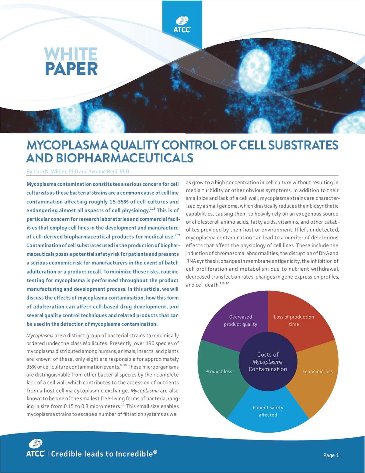 Mycoplasma Quality Control of Cell Substrates and Biopharmaceuticals