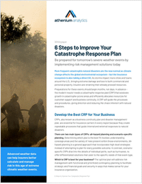 6 Steps to Improve Your Catastrophe Response Plan