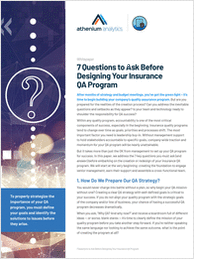 7 Questions to Ask Before Designing Your Insurance QA Program