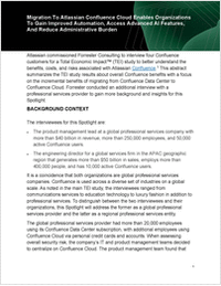 Driving efficiency and ROI: Spotlight on Confluence Cloud transformation