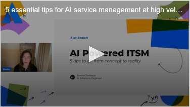 5 essential tips for AI service management at high velocity