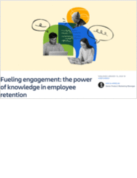 Boost engagement with always-on knowledge sharing