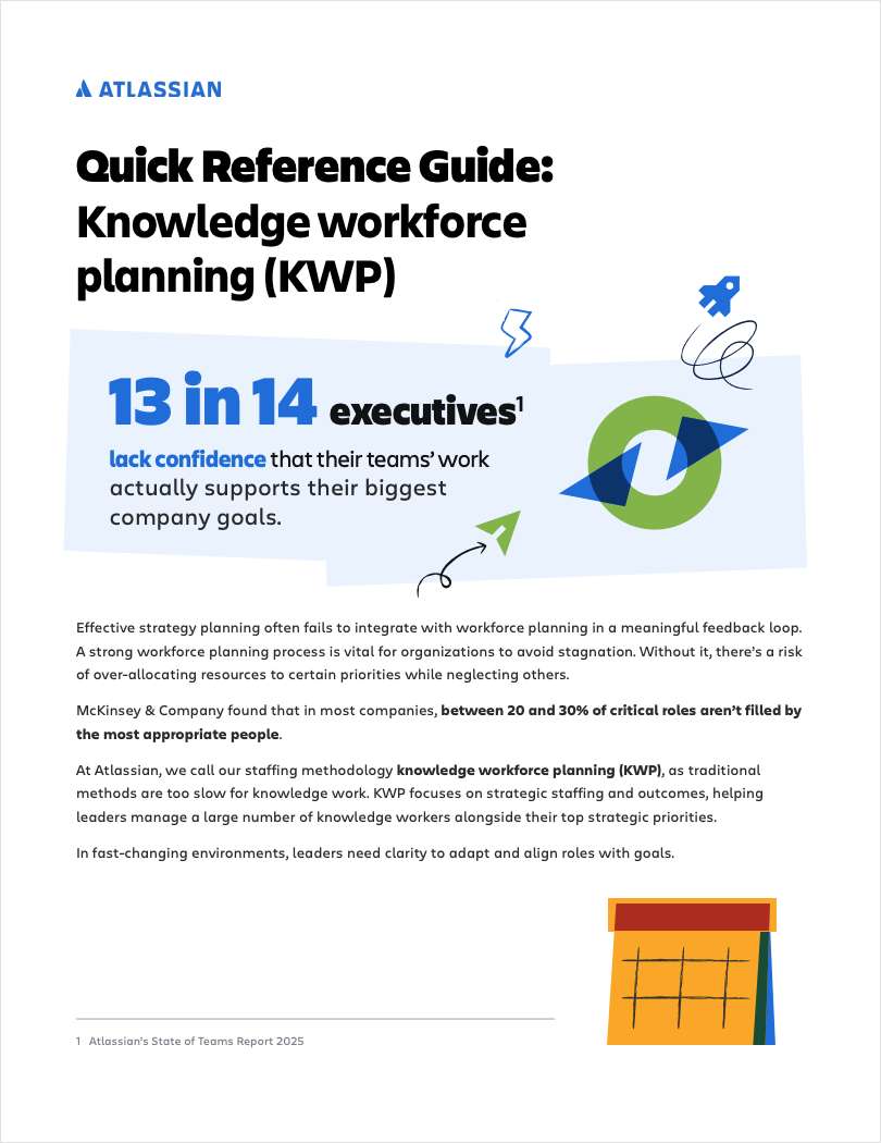 Knowledge Workforce Planning Quick Reference Guide