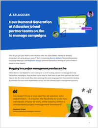 How Demand Generation at Atlassian joined partner teams on Jira to manage campaigns
