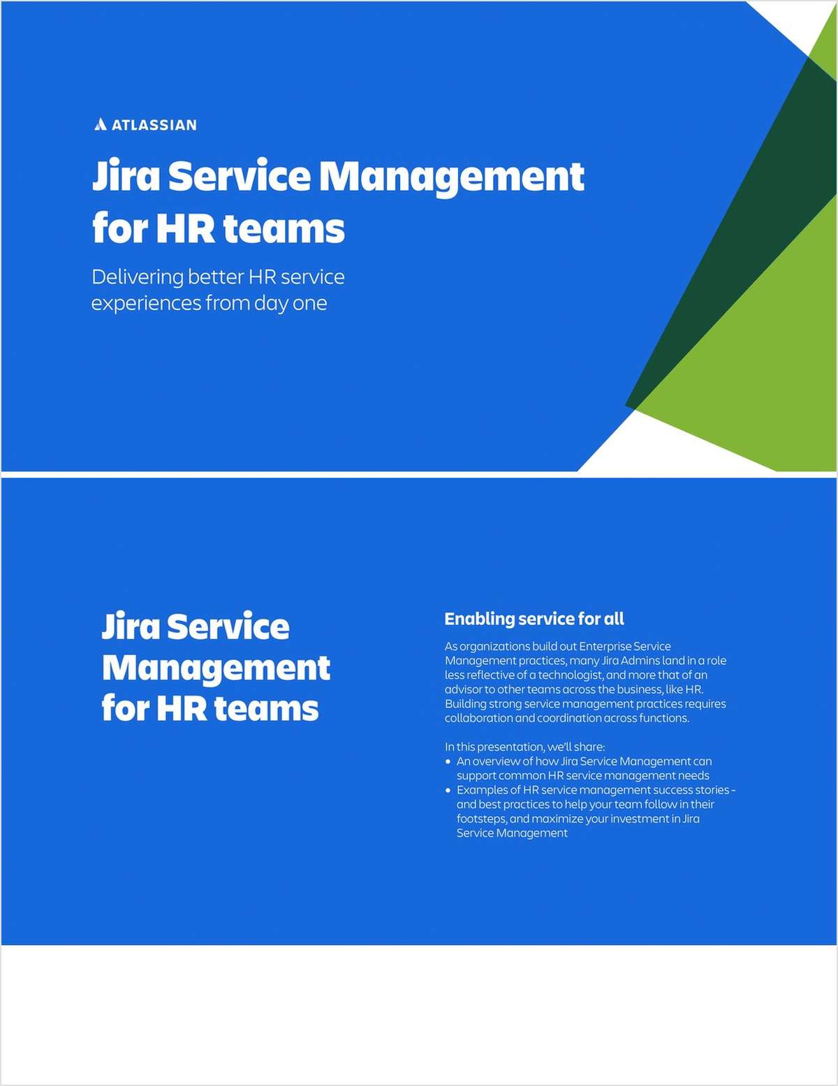 Jira Service Management for HR teams