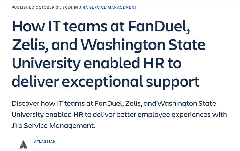 How IT teams at FanDuel, Zelis, and Washington State University enabled HR to deliver Exceptional Support