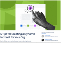 5 Tips for Creating a Dynamic Company Intranet