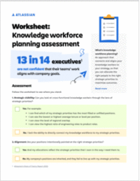 Worksheet: Knowledge Workforce Panning Assessment