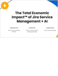 The Total Economic Impact™ of Atlassian Jira Service Management